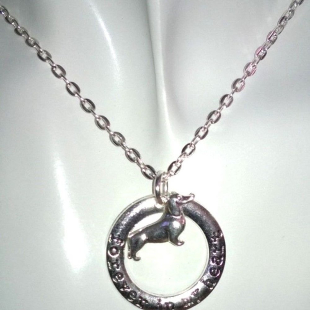 Dachshund Forever-in-my-Heart-Necklace